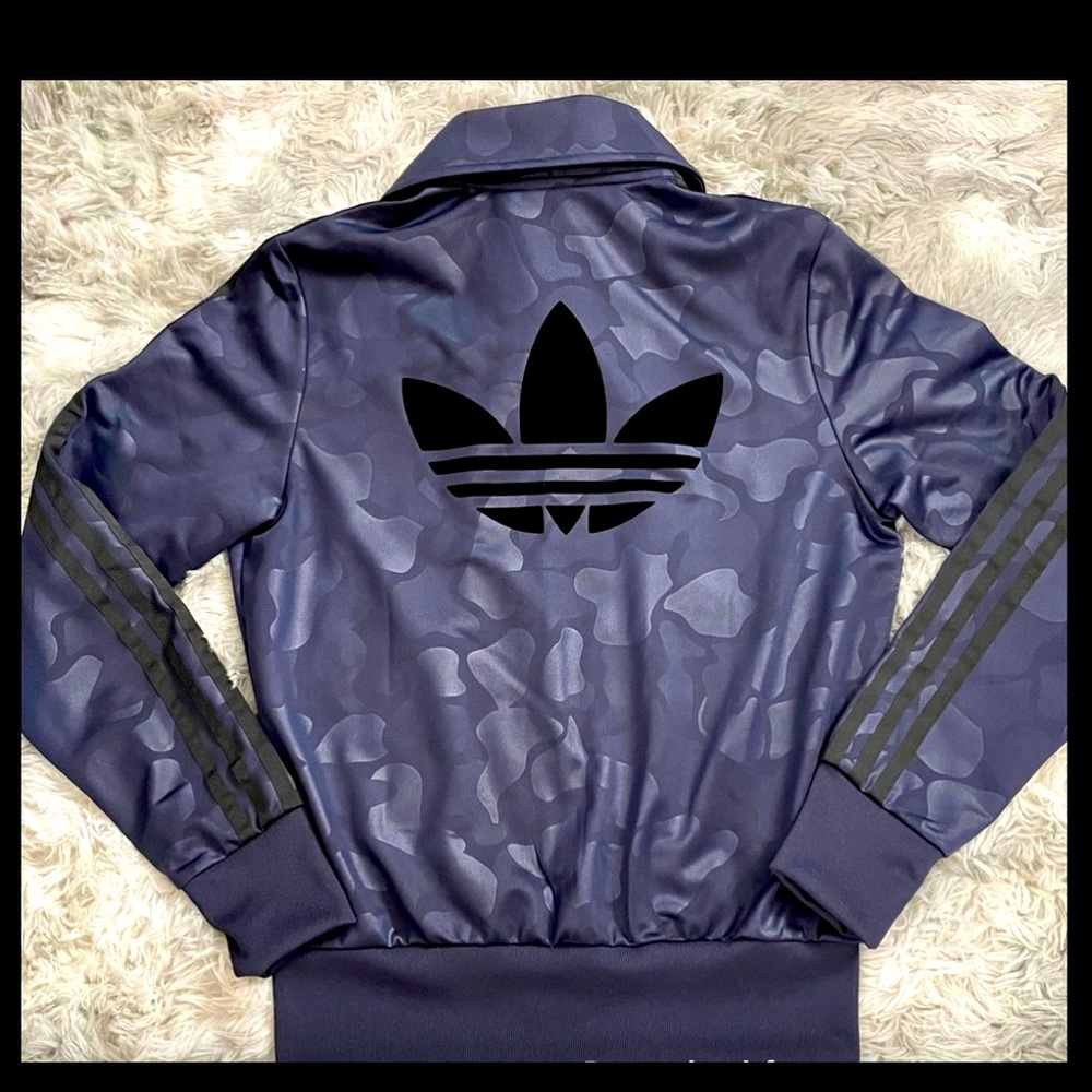 Adidas Camouflage Zip Up Jacket